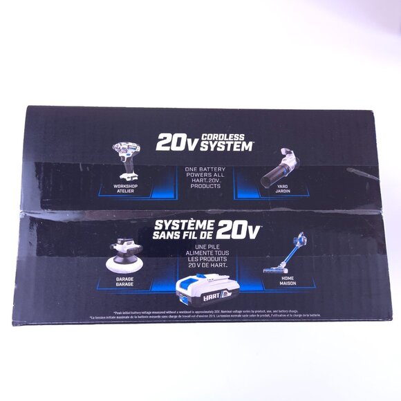 Hart  1/2" Drill & Impact Driver Kit 20v Cordless System New Sealed - Picture 5 of 8